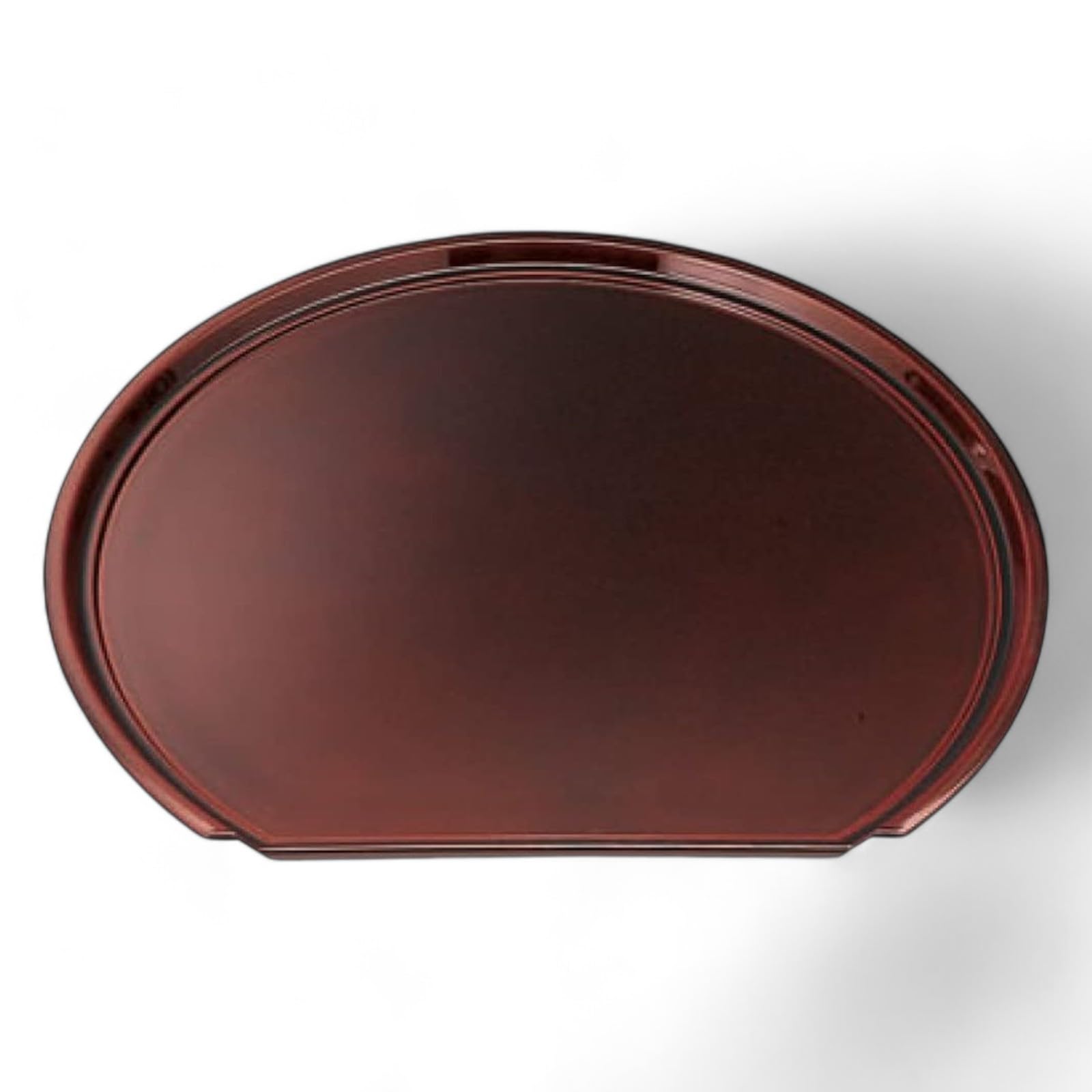 

Flight Tray with a design of Lacquerware Made in Japan J-kitchens Half-Moon (Tray) Bishamonten, 39cm, (ABS Resin),