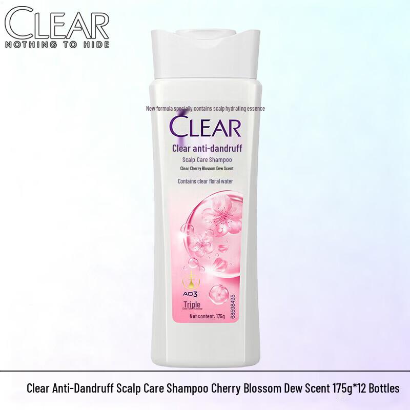 Clear Cherry Blossom Anti-Dandruff Scalp Care Shampoo