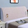 Modern Quilted Corduroy Upholstered Headboard Cover with Backrest