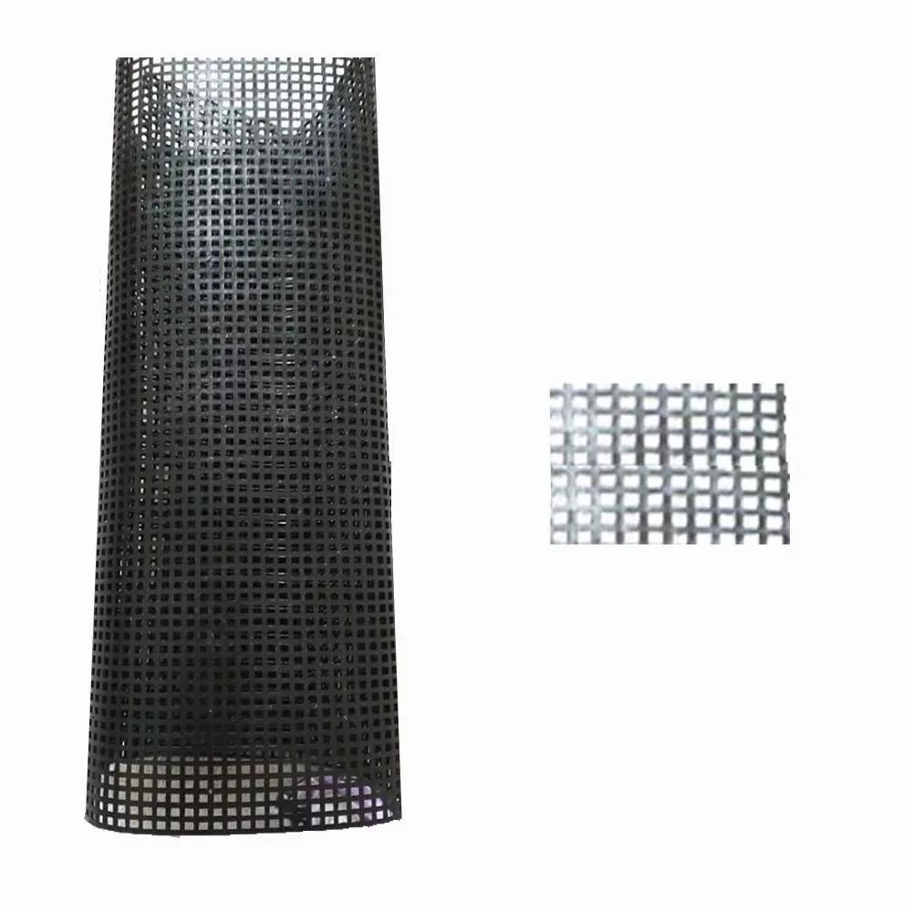 DIY Crafting Plastic Bag Mesh Grid Black White 33x50CM Mesh Cloth Durable Net Cover
