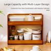 Large Capacity Desktop Storage Rack Stackable Countertop Rack New Dining Table Rack  Desktop Use