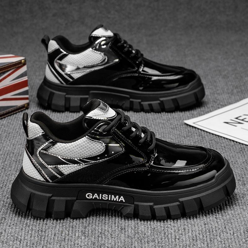 

Новые модные осенне-зимние мужские низкие ботинки Martin для студентов и мальчиков, трендовая рабочая обувь с мягкой подошвой, кроссовки Martin для охраны труда 39 чёрный