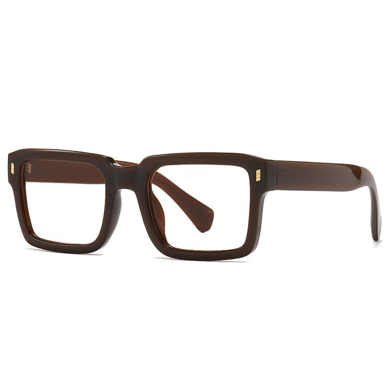 

Men s Women s Fashion Square Myopia Hyperopia Glasses Photochromic Optics Prescription Glasses Anti Blue Light Filter Glasses Single Version&1.56&Anti Blue Ray коричневый