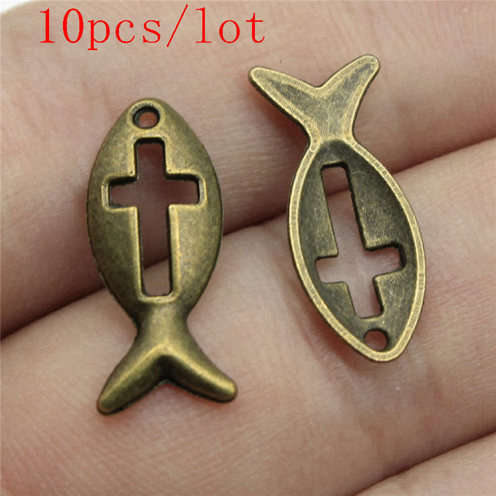 Fish Bone Charms For Jewelry Making Pendant Diy Crafts Accessories