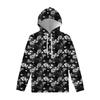 Men Clothing New In Hoodies & Sweatshirts Black Rose Pattern Harajuku Sweatshirts 3D Animal Flower Goth Loose Pullover Sportwear