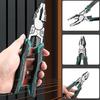 Multipurpose 9" Locking Pliers Wire Stripper for Stripping,Cut Iron Wire, Pull Wire High Strength Electrician Decoration