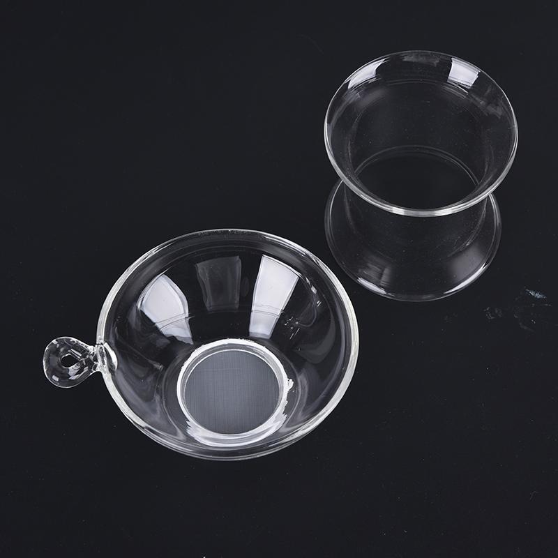 1X Stiklinis arbatos sietelis su rankena biriems lapams arbatos plikikliui, arbatos filtras, koštuvas