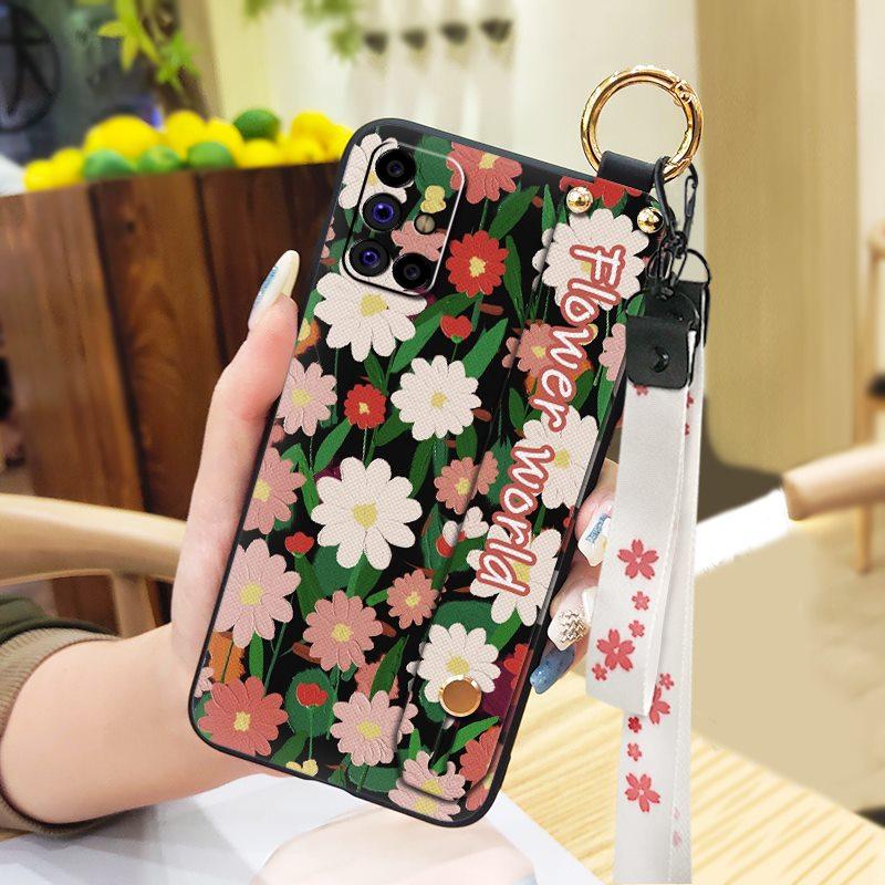 Silicone Fashion Design Phone Case For Samsung Galaxy M31S/SM-M317F/M315F Waterproof Oil Painting Ring Phone Holder