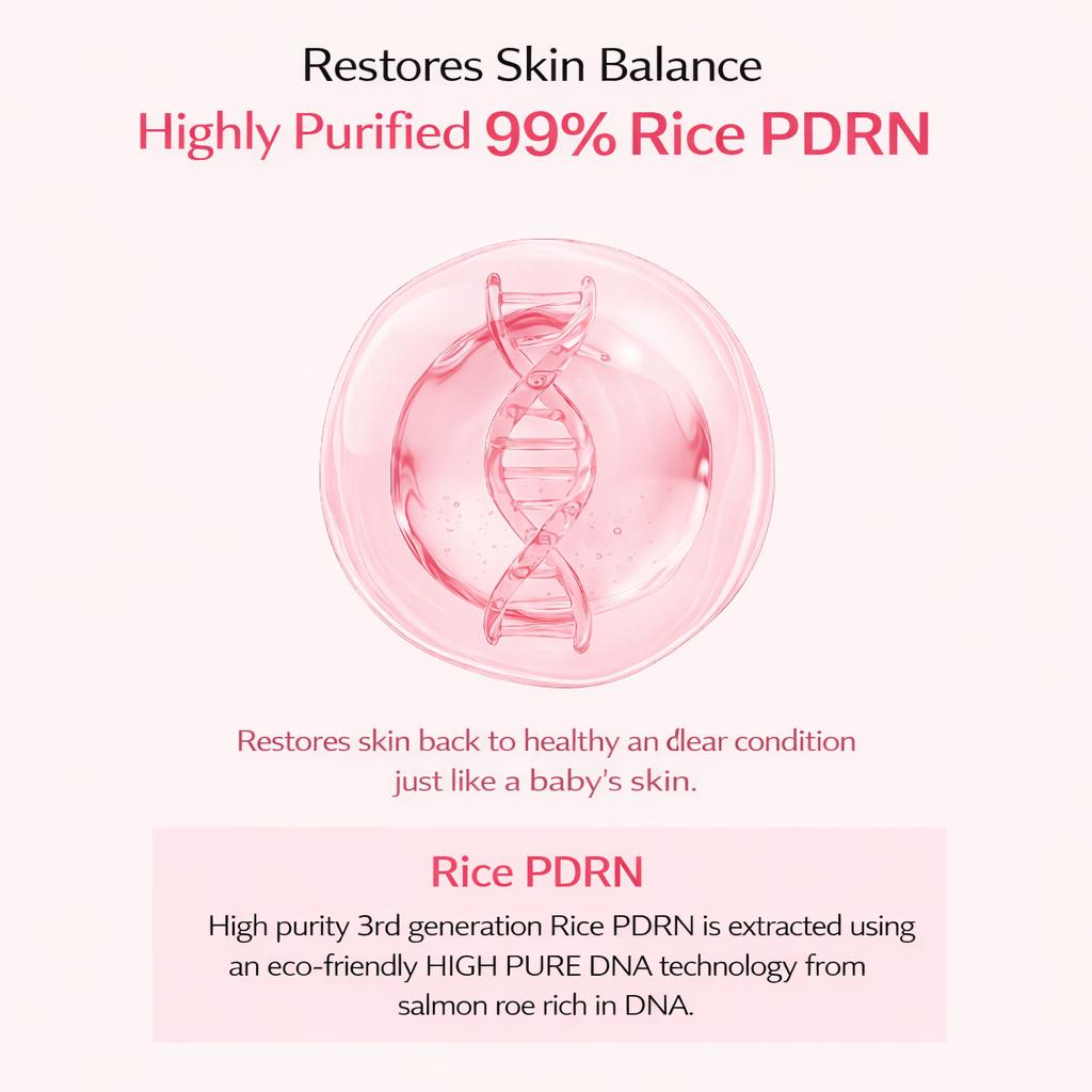I.LO:VE Hexarion Rice PDRN Core Fit Ampoule Cream 50ml & Bubble Skin Booster 140ml (7 Options)