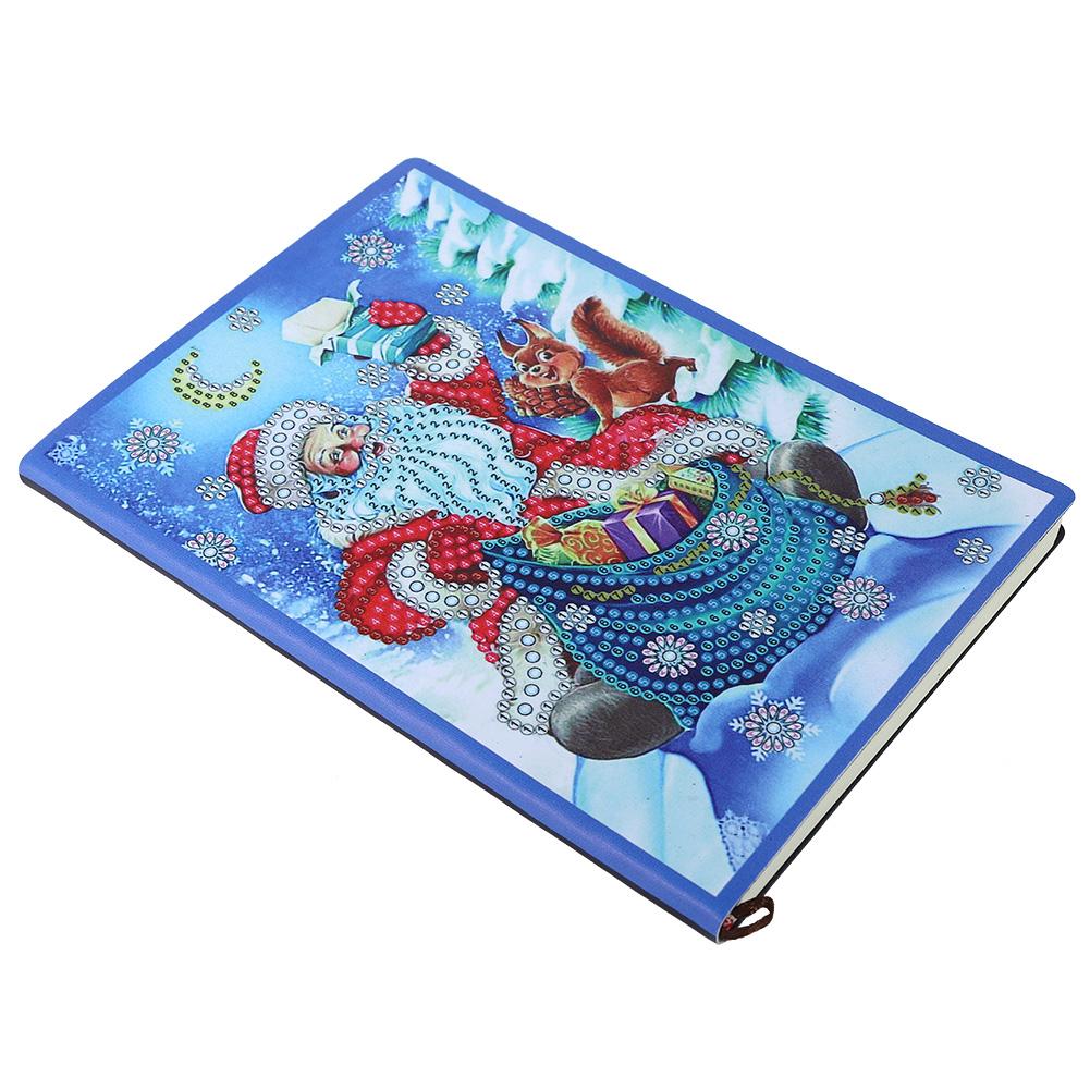 Weihnachtsmann Muster Diamanten Malerei Notizbuch DIY Diamanten Bilder Set Dekoration Geschenk
