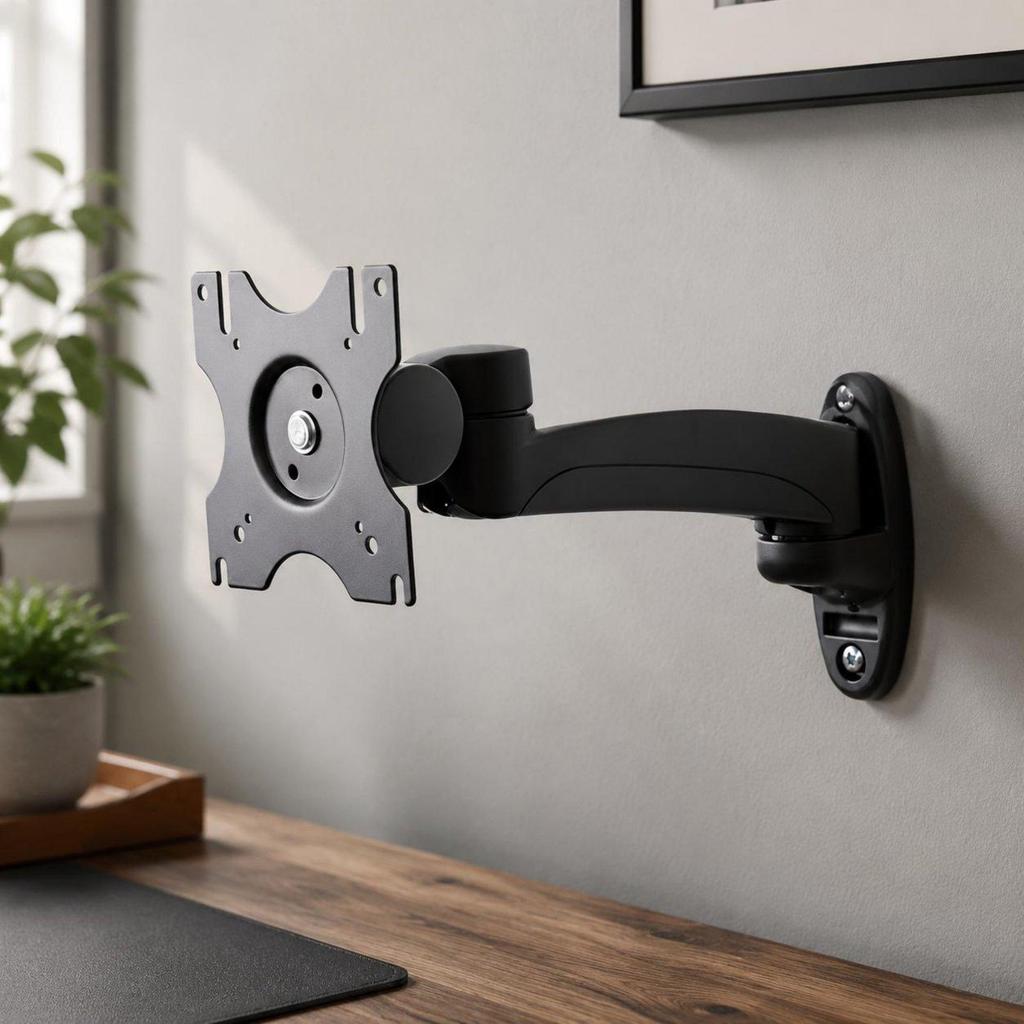 Retractable Display Bracket Swivel Monitor Wall Mount Tilt for Industrial