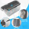 1/2 Pack Wall Corner Cat Groomer, Massage Combs for Short  Long Fur Face Scratcher and Softer Massager Toy for KittensPuppies