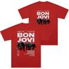 Bon Jovi Forever Tour Poster Stampa T-shirt Donna Unisex Puro Cotone Girocollo Top Estivo Harajuku streetwear Magliette alla Moda Unisex