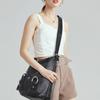 Big bag female personality fashionable zipper pocket backpack large capacity shoulder crossbody