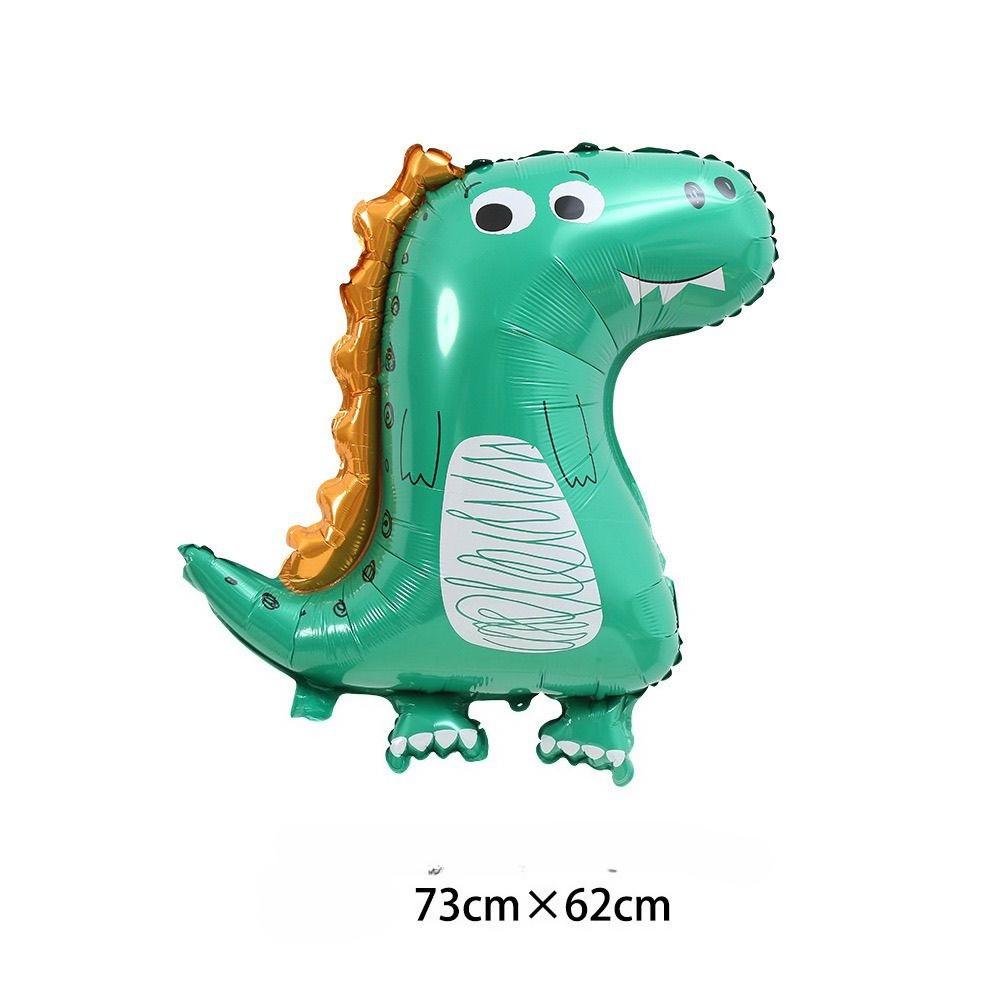 Crown Green Dinosaur Balloon Set for Children's Birthday Party Scene Decoration and Arrangement