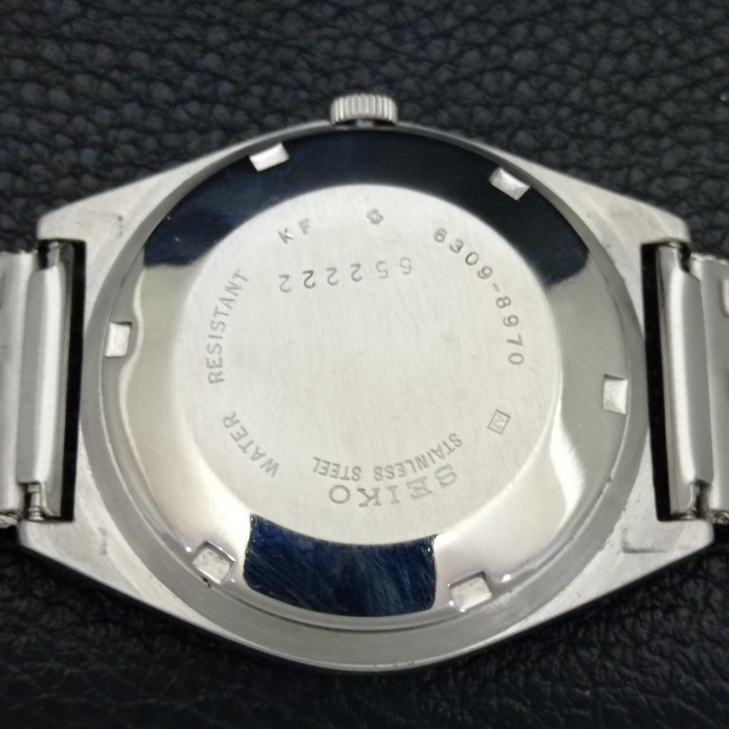 SEIKO VINTAGE AUTOMATIC 6309A JAPAN MENS BROWN COLOR DIAL WATCH a700499-5 R203-a700499