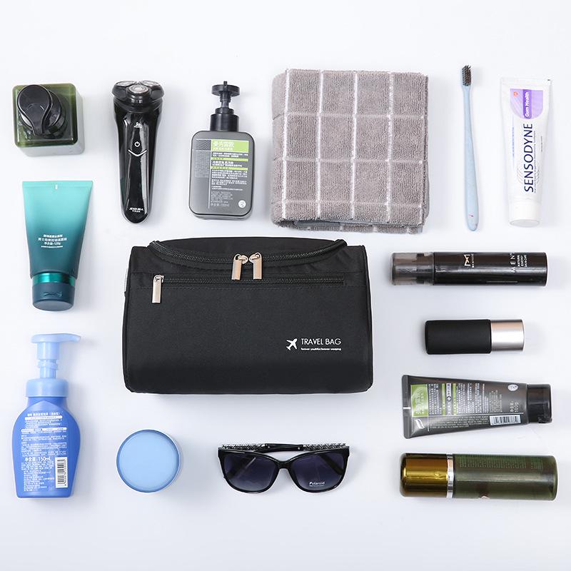 Men's Waterproof Hanging Toiletry Bag - Portable Travel Organizer