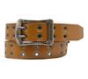 Dickies Eyelet Double Pin PU Leather Belt DS0126C Brown