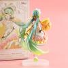 New Anime Figure Hatsune Miku Cinderella Wonderland Long Hair Princess Kawaii Virtual Singe  Model Collecting Toys