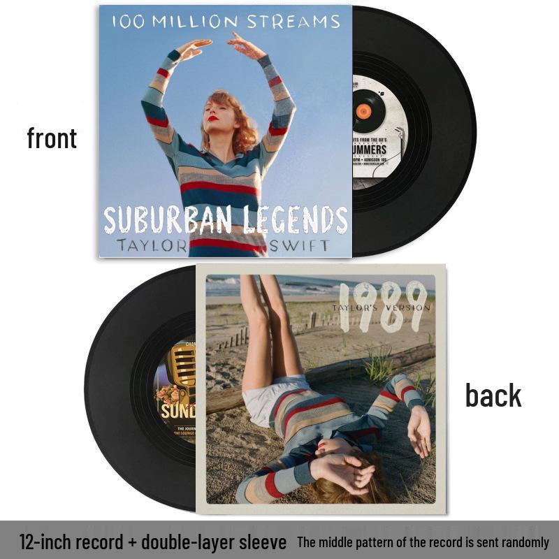 Modern Retro Music Theme Vinyl Record Poster - Wall Decoration
