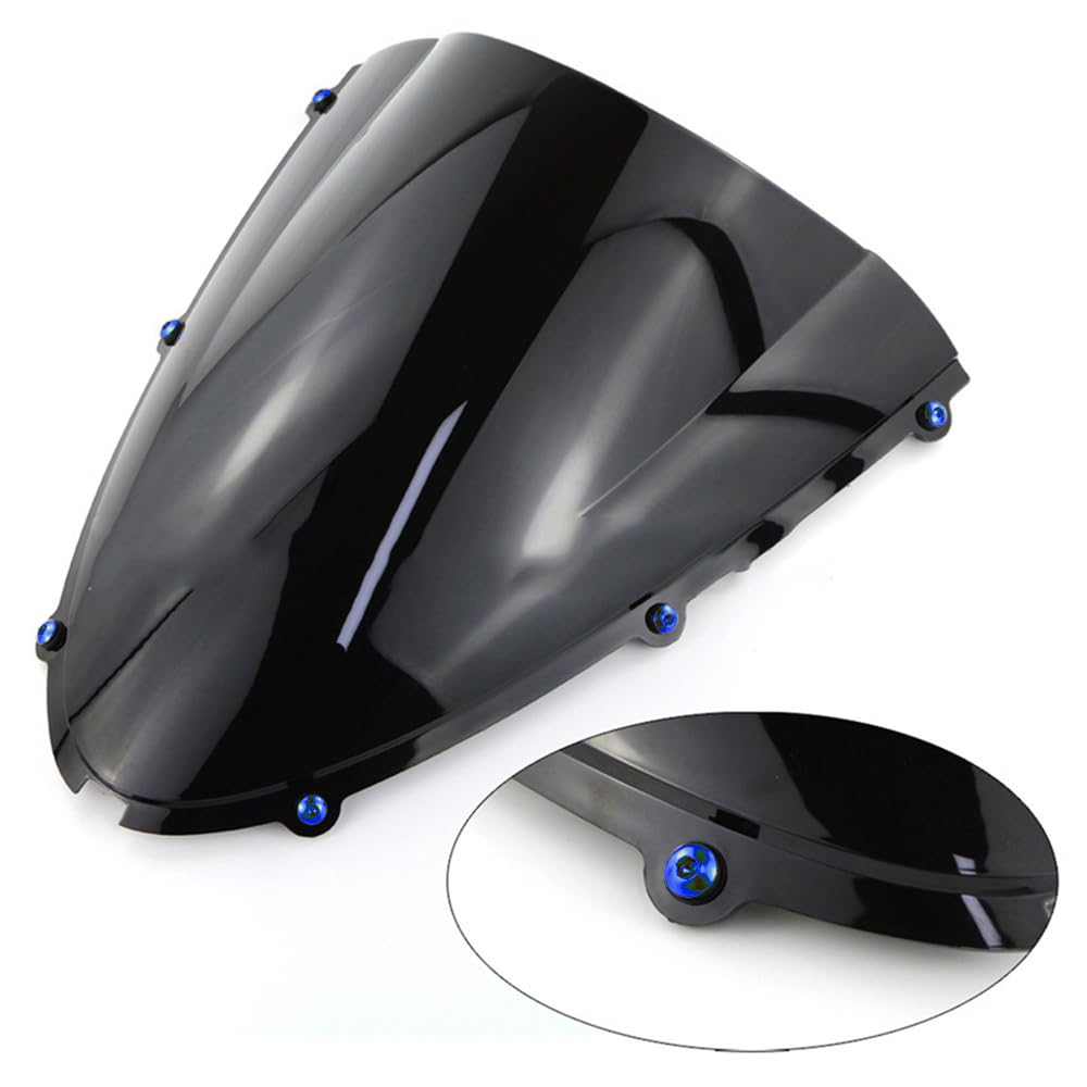 LOYELEY 10pcs M5 5mm Bolts Wellnut Windshield Screws Windscreen Cowl Screen Screen Bolts with