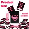 50 Couple Date Topic Scratch-off Cards, Creative And Fun Couple Bedroom Game Props Cards