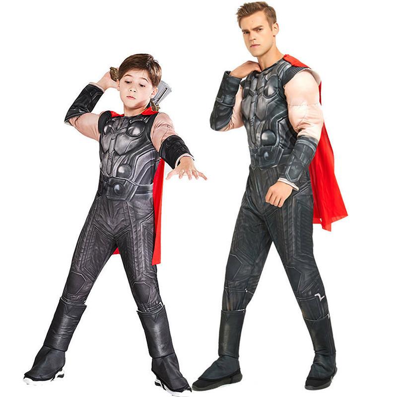 Avengers Endgame Thor Superhero Costume For Adults With Exquisite Workmanship And Breathable Material