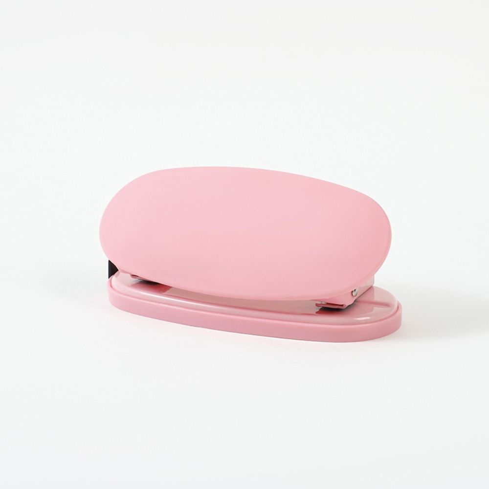 With Measure Scale DIY Hole Punch Double Holes 2-hole Paper Punch Macaron Color Student