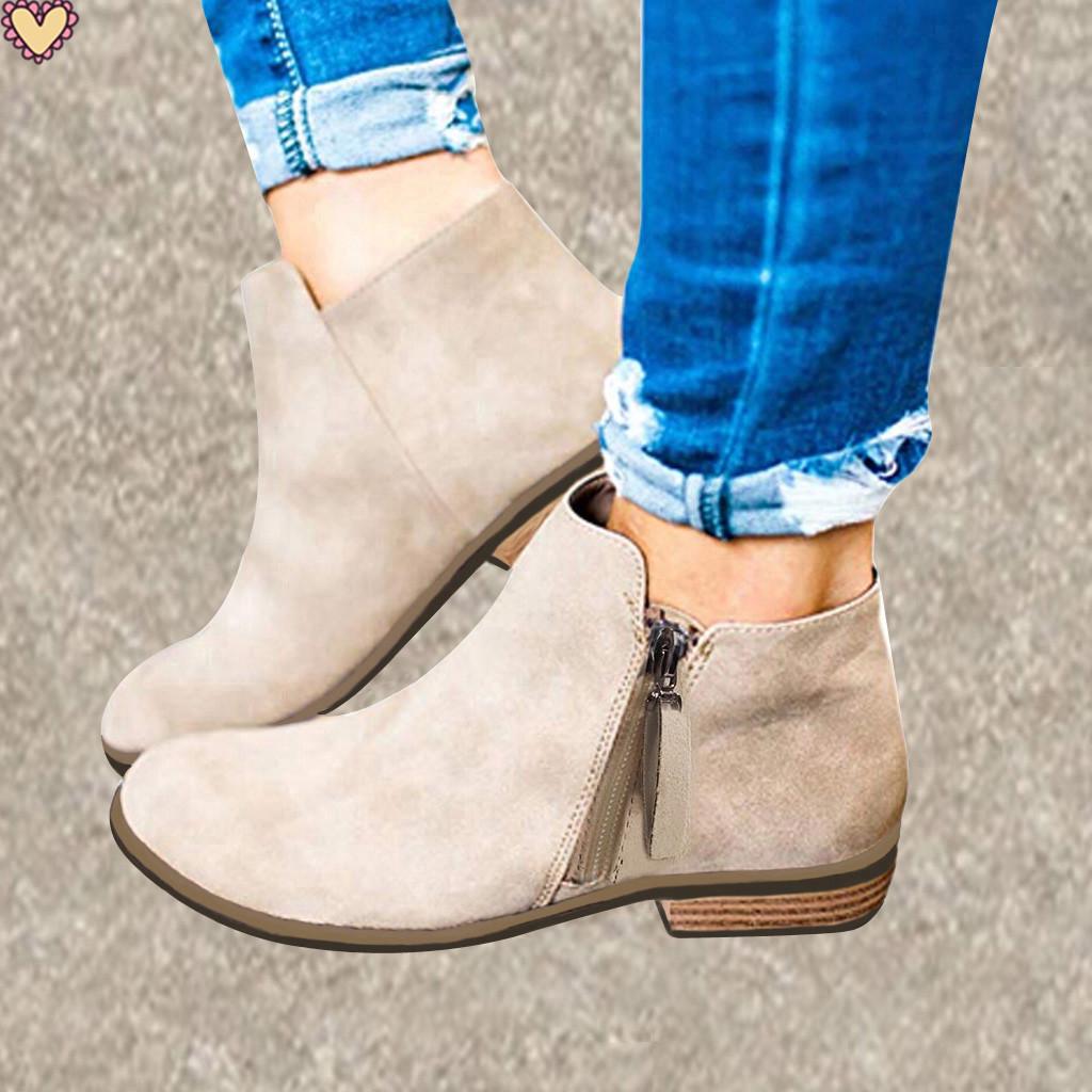pointed toe booties low heel