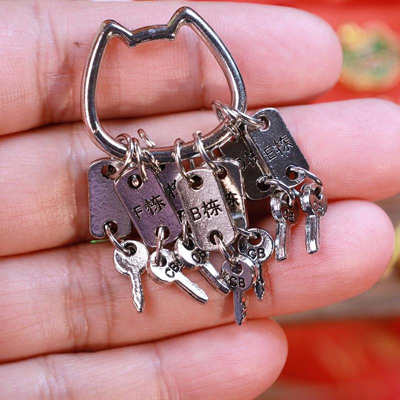 1Set Of Keys Dollhouse Miniature Accessories Furniture Model Decor Toy Simulation Accessory