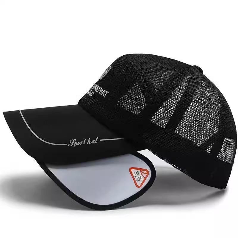 Duck Cap Letters Outdoor Visor Breathable Fishing For Men Summer Protection Sun