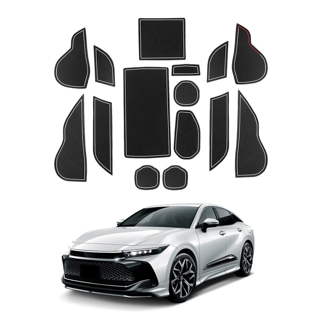 Toyota Crown 16th Generation New Crossover SH35 Model Current Model Exclusive Interior Rubber Mat Console Mat Door Pocket Mat Interior Parts Mat Parts