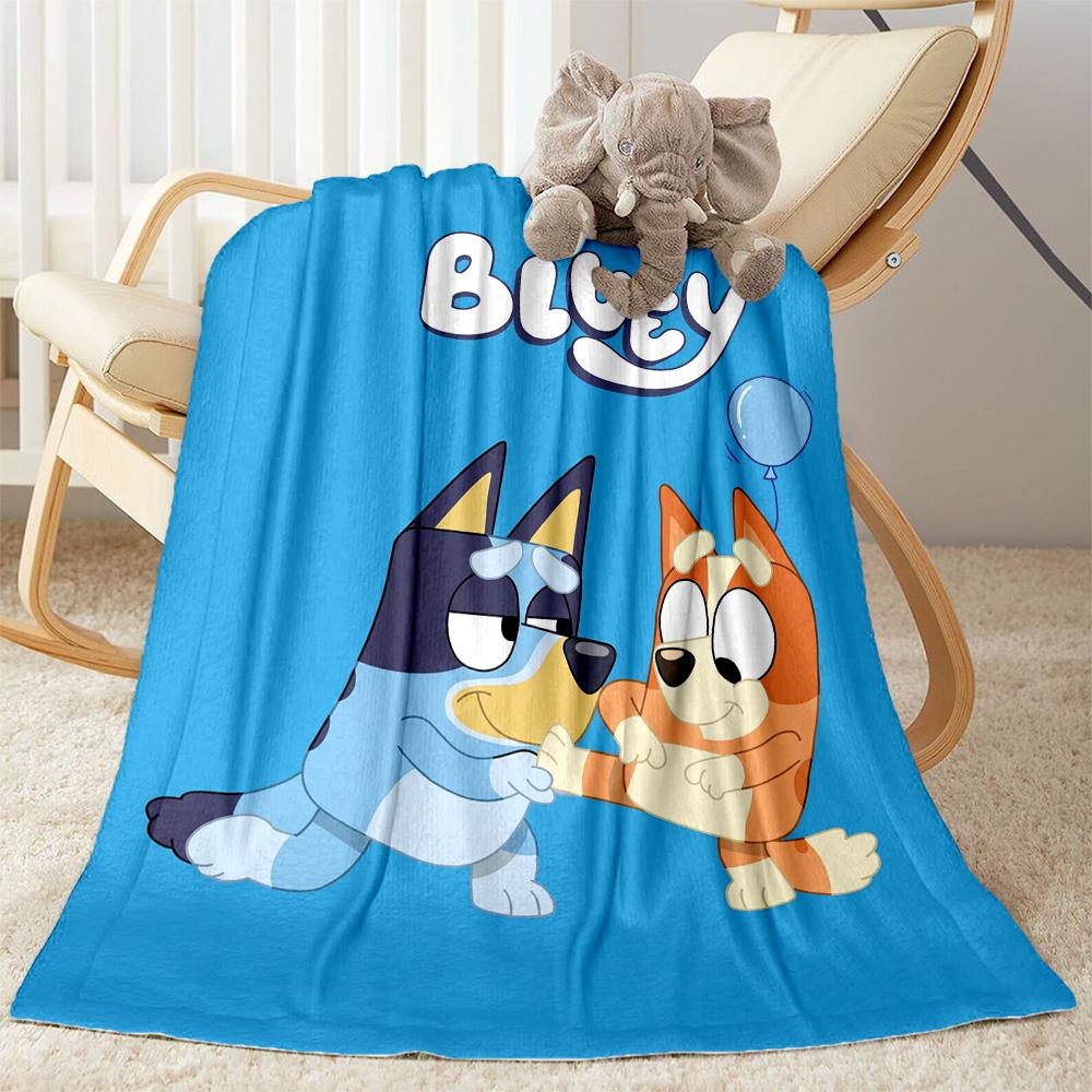 Bluey's Colorful Pals Blanket Durable Comfort Perfect for Bed Couch Sofa for All Seasons Modern Style Gifts For Family Or Friends