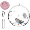 Bird Nest for Cage,Parakeet Nest,Small Bird House,Transparent Can Be Observed,Bite-Proof Can Be Hung in The Bird Cage with Cotton Pads Suitable for