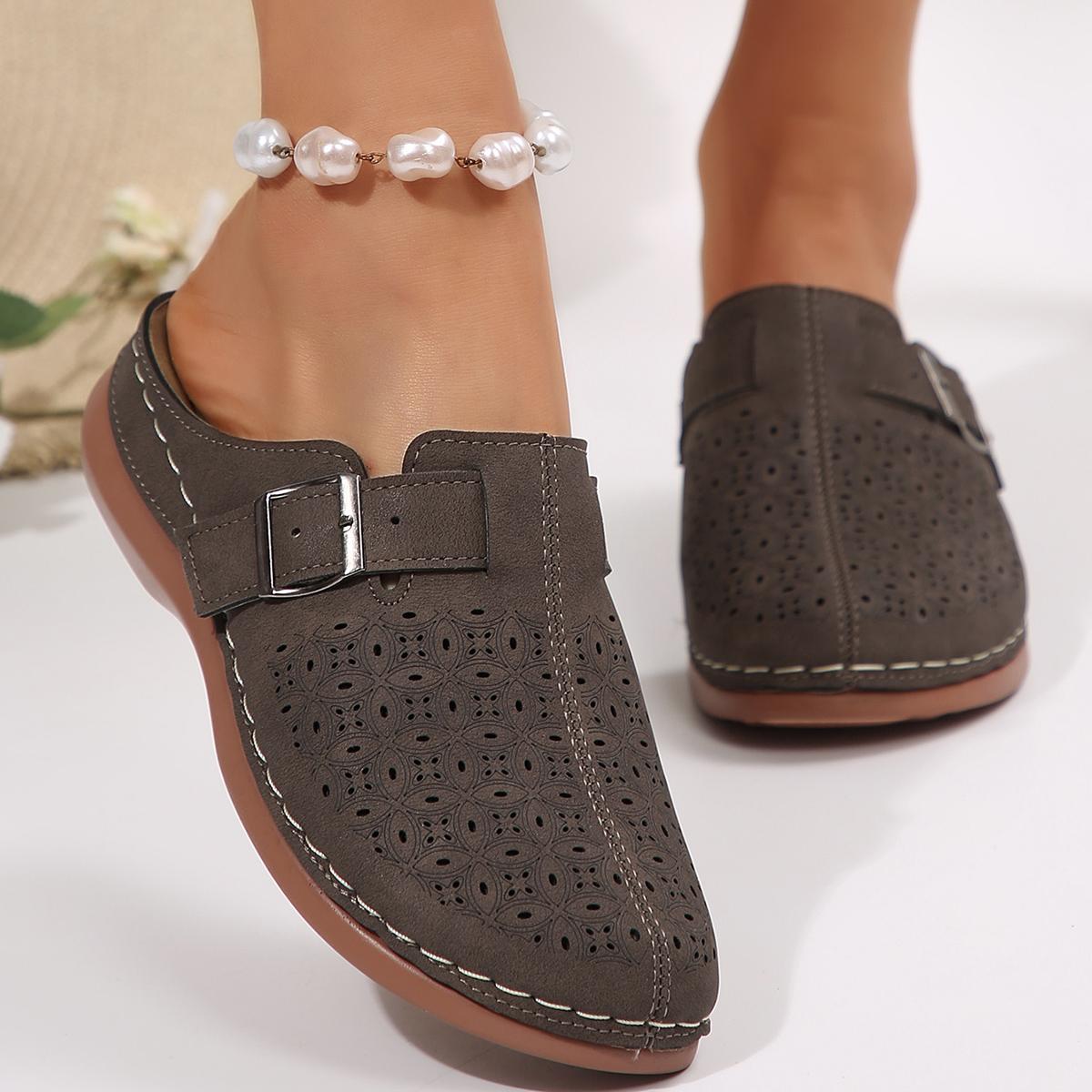 

Модные летние сандалии Шикарные женские сандалии на танкетке - Легкие слипоны на платформе с удобной амортизацией для повседневного стиля тапочки 43 коричневый