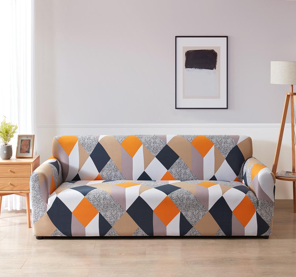 Sofa Cover Geometric Couch Cover Pets Corner L Shaped Chaise Longue Sofa Slipcover 1Pc