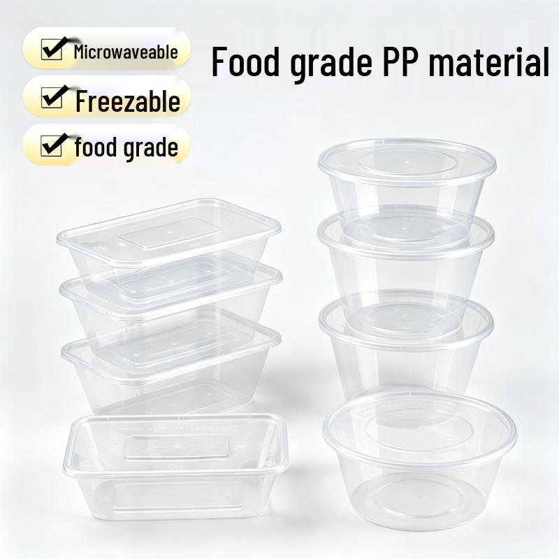 Chuzhou 850ml Disposable Thickened Bowl-Shaped Meal Boxes