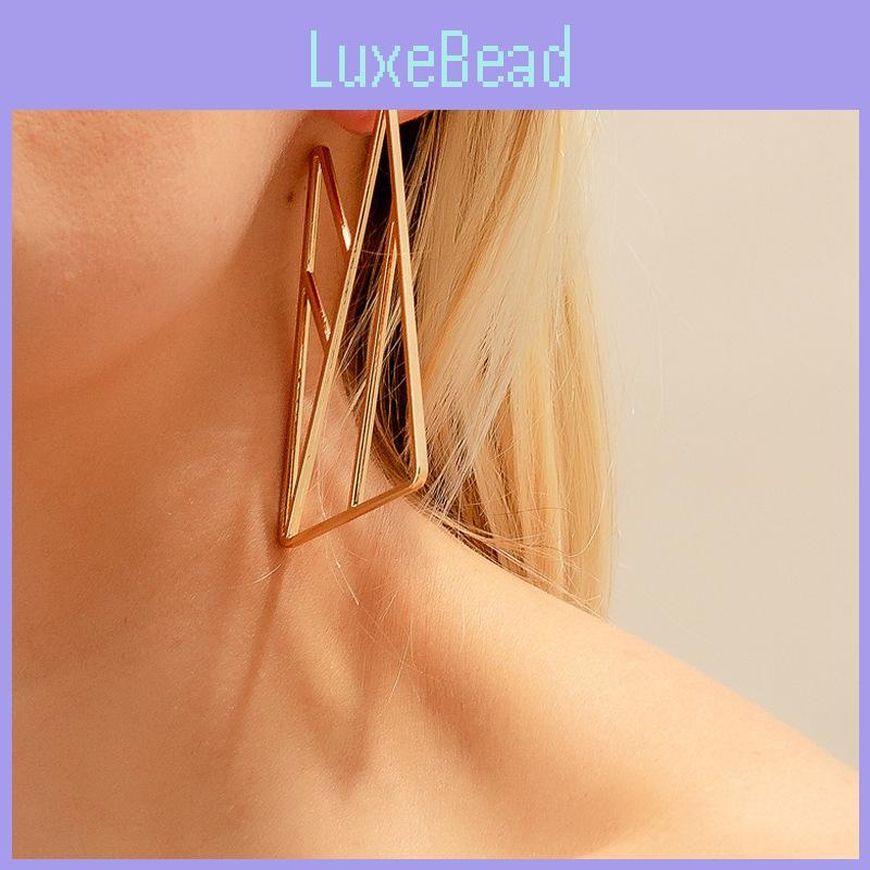 Trendy Geometric Alloy Earrings For Women Fashionable Street Style Jewelry
