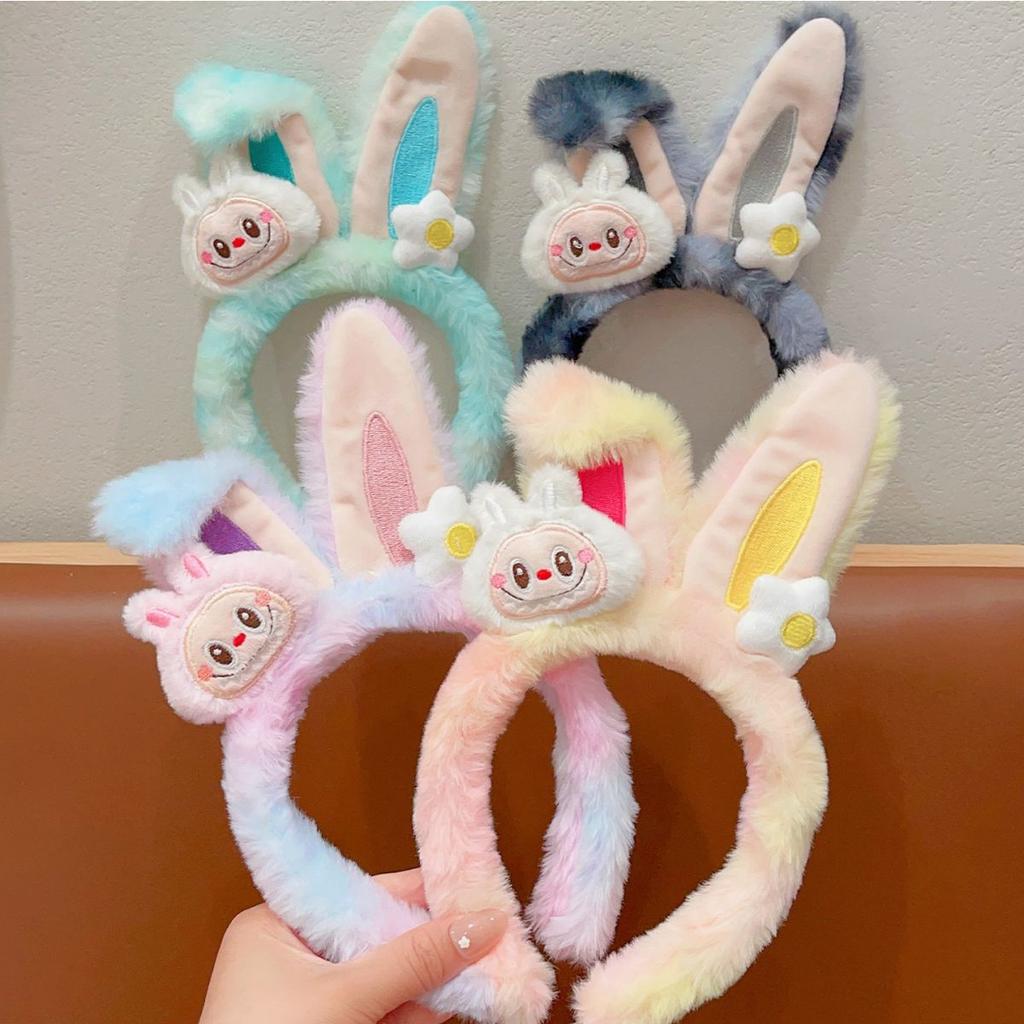 Cerc de păr Labubu Fată Desen animat Labubu Plus Ac de păr Piesă de cap Bentiță Accesorii de păr