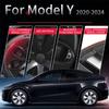 4PCS 19 Inch Wheel Cover for Tesla Model Y 2020-2024 Automobile Hubcap Replacement Petal Style Wheels Cover Full Rim Caps