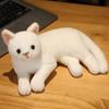 Lifelike Tricolor Cat Plush Toy Stuffed Simulation Cute Cat Doll Animal Pet Soft Home Decor Gift
