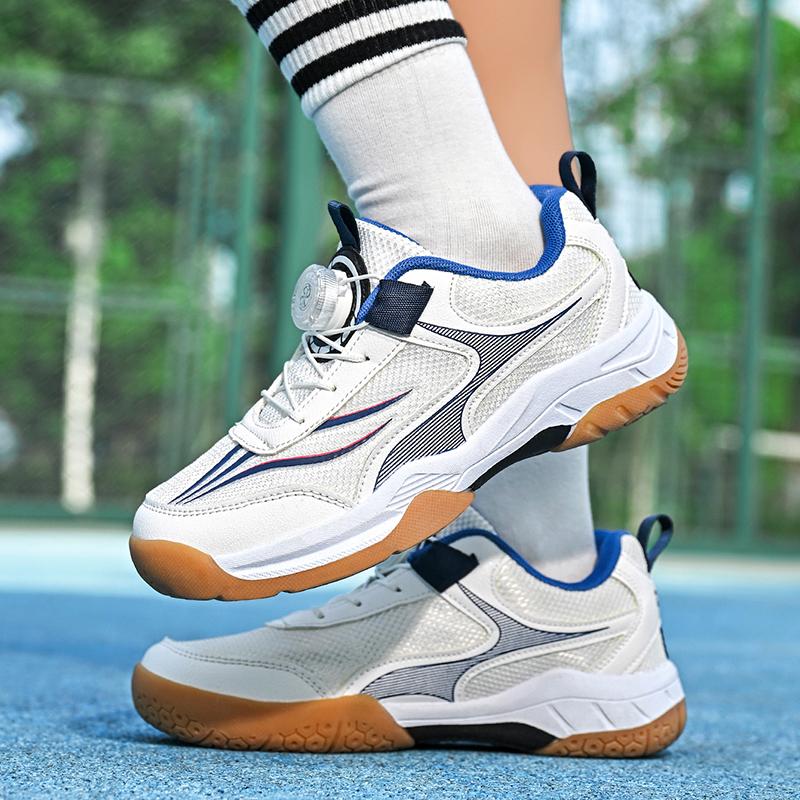 Sapatos de Treino Profissional para Crianças Sapatos de Badminton Spinning Tênis de Mesa31-40
