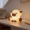 Highland-Cow Silicone Squishys LED Night Light Soft Silicone LED Touch Lamp for Kids for Breastfeeding Sleeping!ZZ51