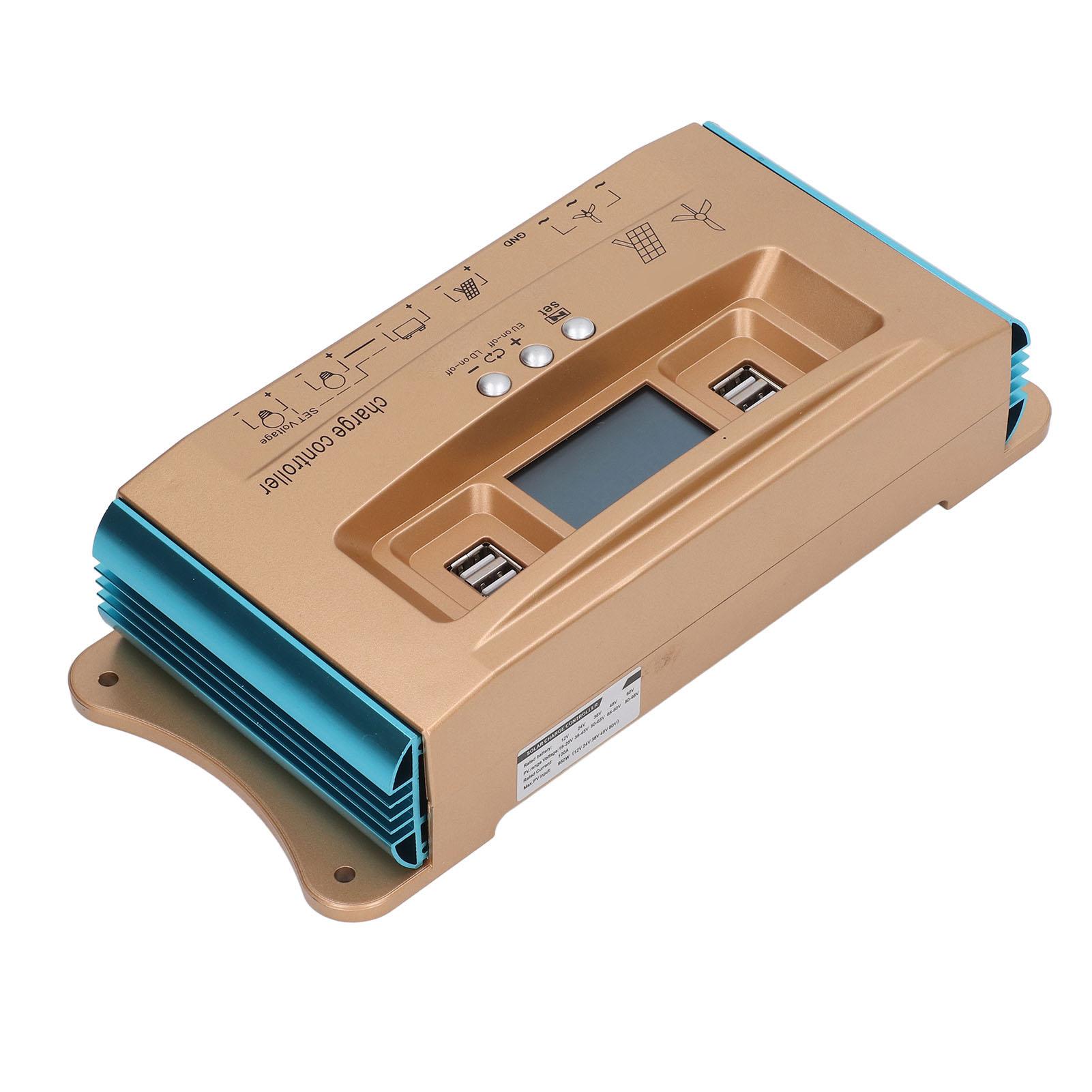 

Solar Charge Controller MPPT Overcharge Protection Solar Charge Regulator for RV 12V 24V 36V 48V 60V 60A 780W