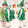 TUAHOUS Christmas Tree Cosplay Christmas Cute Santa Costume for Santa Cosplay for Girls and Santa Claus Costume with Perfect for Christmas School and
