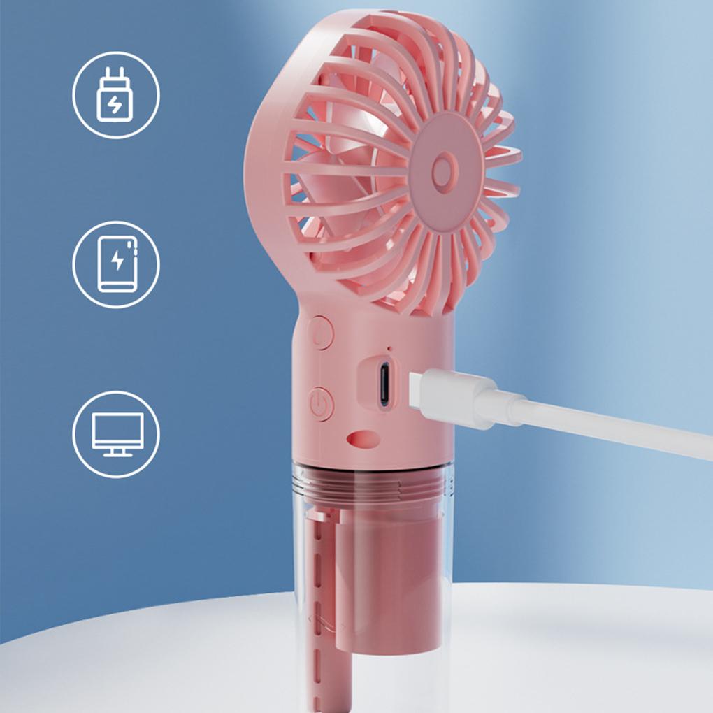Handheld Mini Air Conditioner Fan Portable Silent Humidifying Fan For Dry Skin Fan With Humidifier