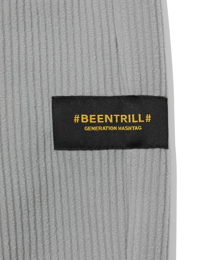 BEENTRILL Corduroy Fleece Sweatpants (Warm Grey)