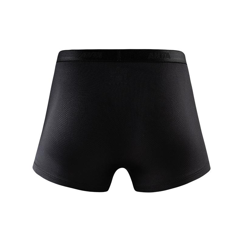 Anta Life Series Solid Color Comfortable Breathable Versatile Casual Sports Underwear Men Underwear Basic-Black 192528978-1