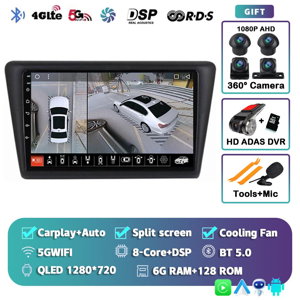 Android 13 Carplay Auto For Seat Toledo 2013 2014 2015 2016 2017 2018 2019 Car Radio Multimedia Player Stereo Head Unit WiFi+4G