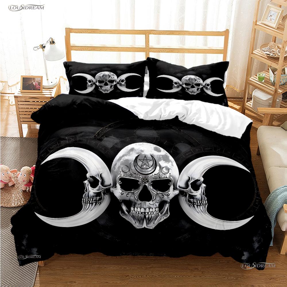 Comforter Triple Moon And Pentagram All Season Comforter Bedding Set Soft And S Single/Double/Queen/King
